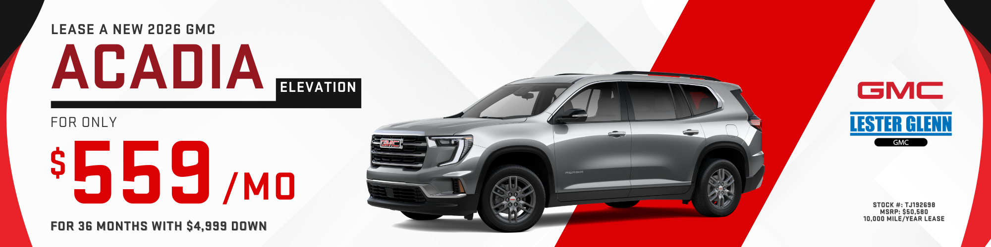 GMC Acadia Special Offers